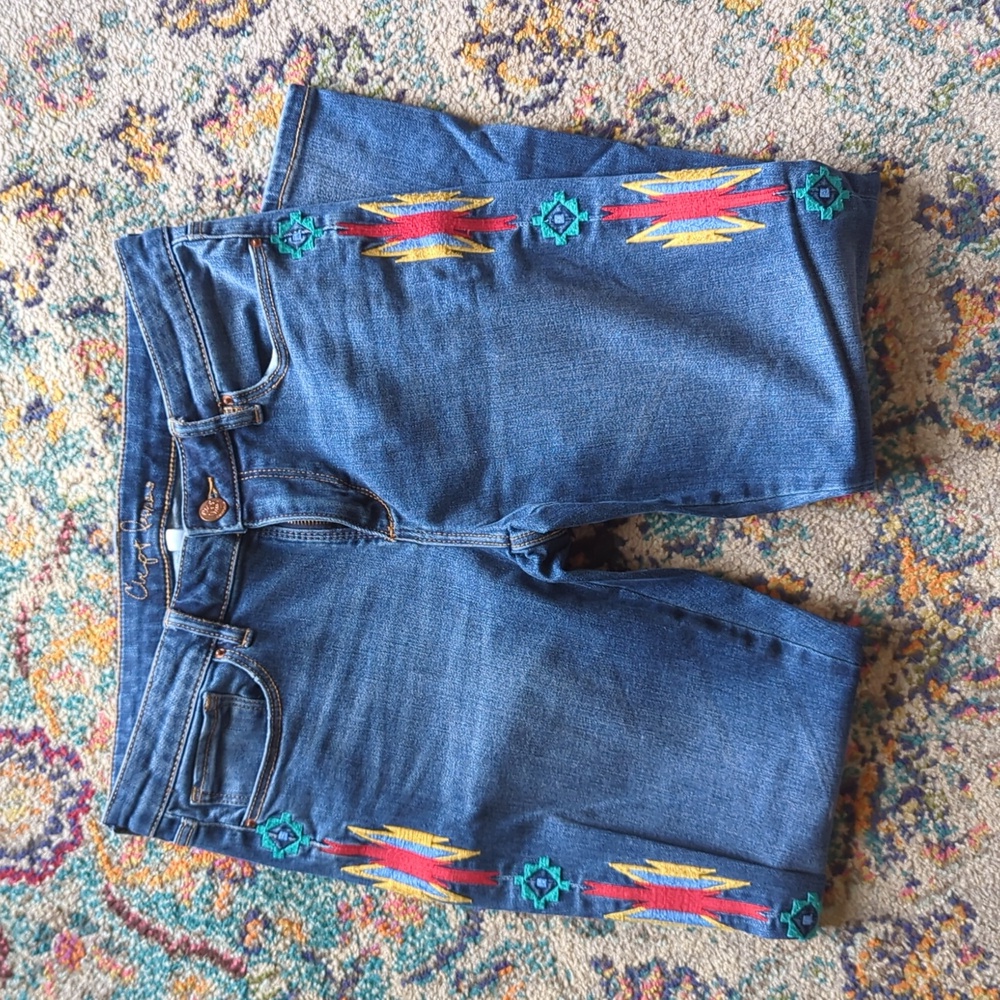 Chip & Pepper embroidered skinny jeans